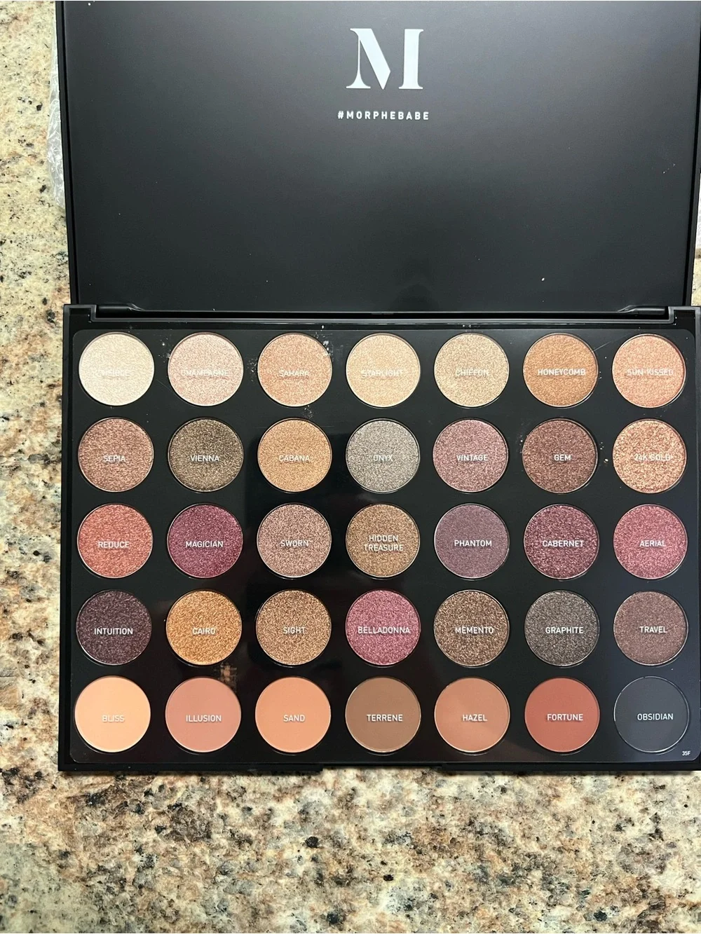 Morphe 35-Shade Warm Neutrals & Rose Gold Eyeshadow Palette